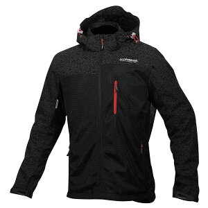 KOMINE(R~l) JK-114 Protect M-Parka-TEN HR Black/Red XL i:07-1141/HRBK/RD/XL