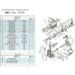 �A���o�b�N�@�H(Ulvac Kiko) ULVAC GLD-051�p�����e�i���X�L�b�gB (GLD051MAINTENANCEKITB 8740)