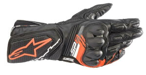 ALPINESTAR ApCX^[Y yKwOɎdlmFzSP-8 v3 LEATHER GLOVE [1030 BLACK RED FLUO] XL