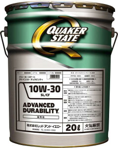 NG[J[Xe[g(Quaker state) NG[J[Xe[g AhoXg freB SL/CF 10W-30 20Ly[