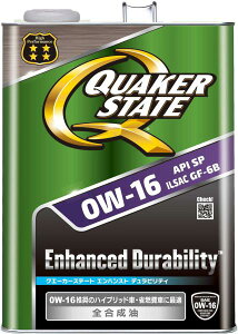 NG[J[Xe[g(Quaker state) NG[J[Xe[g GnXg freB SP/GF-6B 0W-16 4bgy:6z