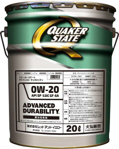 NG[J[Xe[g(Quaker state) NG[J[Xe[g AhoXg freB SP/GF-6A 0W-20 20Ly[
