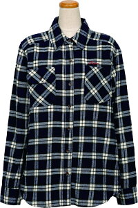 ロッソスタイルラボ(Rosso StyleLab) ROJ1000 プロテクションフランネルシャツ NAVY L+ 品番:ROJ1000/NV/L+