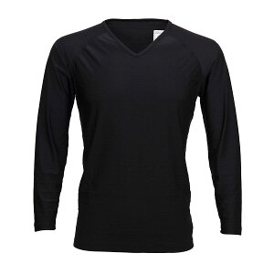 リベルタ 20_FTW_長袖Vネック/BLK(S)