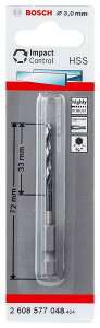 BOSCH �{�b�V�� �{�b�V��(BOSCH) IXO�p�h�����A�_�v�^�[��p�h�����r�b�g3mm�� 2608577048 ���s0.3×����7.2×��0.635cm