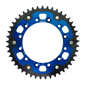 スーパースプロックス(Supersprox) ドリブン スプロケット リア ステルス (STEALTH) アルミ&スチール 45T ブルー RST-245/2:45-BLU