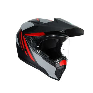 �G�[�W�[�u�C(Agv) AGV AX9 014-REFRACTIVE ADV MATT CARBON/RED MS (57-58cm)