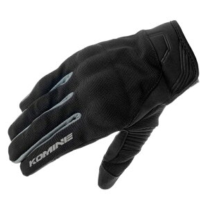 R~l(Komine) GK-1833 P MESH GLOVES BRAVE BK/D.GY M 06-1833 ubN_[NO[ TCY:M