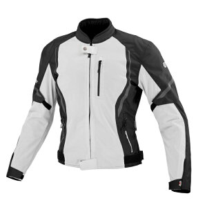 R~l(Komine) JK-1463P HALF MESH JACKET SL/BK L 07-1463 Vo[ubN TCY:L