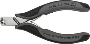 KNIPEX 64 02 115 ESD エレクトロニクスエンドカットニッパーESD 64 02 115 ESD