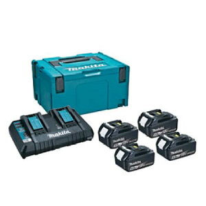MAKITA }L^ }L^ obe[dZbg p[\[XLbg2 18V 6.0Ah (obeBL1860B×4E[dDC18RDEP[X(}bNpbN^Cv3)t) (A67094 7202)