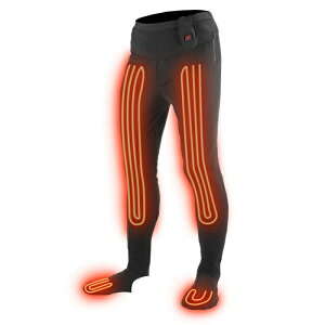 R~l(Komine) EK-113 12V Electric Inner Tights i:08-113 J[:Black TCY:2XL