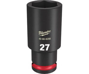 Milwaukee �~���E�H�[�L�[ SHOCKWAVE IMPACT DUTY �f�B�[�v�C���p�N�g�\�P�b�g 1/2�C���`(12.7mm)�p 27mm (49666288 7317)