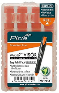Pica Marker�� �s�J�}�[�J�[ �p�[�}�l���g�}���`�}�[�J�[�gVISOR�h�p�ւ� �I�����W 4�{���� (991054 6619)