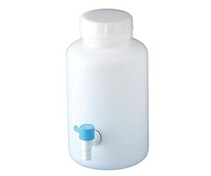 ニッコー・ハンセン レバーコック付瓶 広口丸型 5L 1036-04 1本