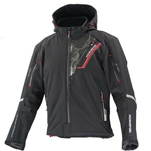 コミネ(Komine) JK-579 Protect Softshell W-PARKA IFU 色:Black/Fugaku サイズ:5XLB (07-579)