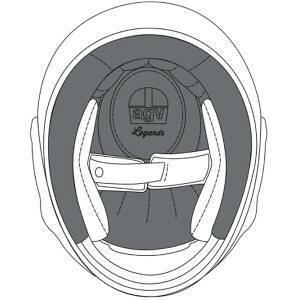 �G�[�W�[�u�C(Agv) AGV CROWN PAD X101 ASIAN FIT 001-BLACK XL