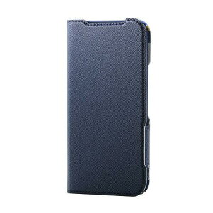 ELECOM �G���R�� Google Pixel 9a/���U�[�P�[�X/���y��/�l�C�r�[(PM-P251PLFUJNV)