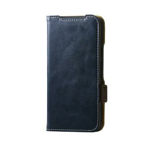 ELECOM �G���R�� Google Pixel 9a/�P�[�X/�蒠�^/�ϏՌ�/�l�C�r�[(PM-P251PLFYNV)