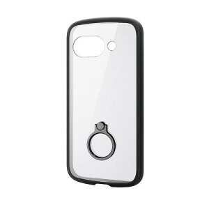 ELECOM �G���R�� Google Pixel 9a/�^�t�X�������C�g�P�[�X/�t���[��/�����O�t(PM-P251TSLFCRBK)