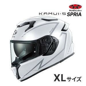 OGK KABUTO(�I�[�W�[�P�[�J�u�g) KAMUI 5 SPRIA : �p�[���z���C�g�V���o�[ : XL�T�C�Y(61-62)