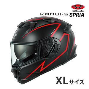 OGK KABUTO(�I�[�W�[�P�[�J�u�g) KAMUI 5 SPRIA : �t���b�g�u���b�N���b�h : XL�T�C�Y(61-62)