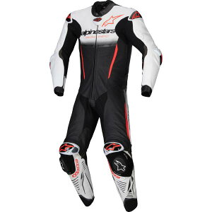 ALPINESTAR �A���p�C���X�^�[�Y GP-R7 LEATHER SUIT:WHITE BLACK RED FLUO 50