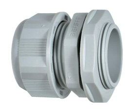 TRUSCO トラスコ中山 TRUSCO 【売切廃番】 ナイロンケーブルグランド 適合ケーブル6〜12mm グレー 10個入り (TG1212GY 3100)