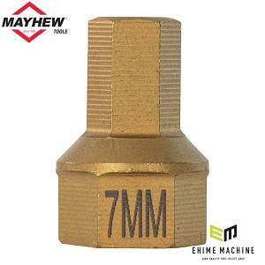 Mayhew Steel Products 16137 7mm �Z�p�r�b�g�\�P�b�g 1/4SQ 7/16HEX