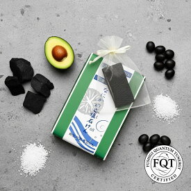 【FQTバージョン】【NEW 炭檜石鹸 8g×10個】【送料無料】川口喜三郎の石鹸　なにかのご塩石鹸 炭檜（スミヒノキ）（何かのご塩石けん） 無添加 自然 手作り石鹸Handmade in JAPAN