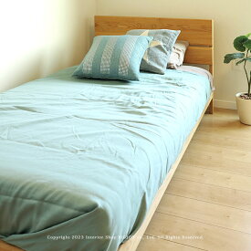 アウトレット展示品処分 シングルベッド 木製ベッド 桐スノコベッド 国産ベッド すのこベッド 受注生産商品 アルダー材 アルダー無垢材 素材感が魅力のロータイプ ベッドフレーム ナチュラル色