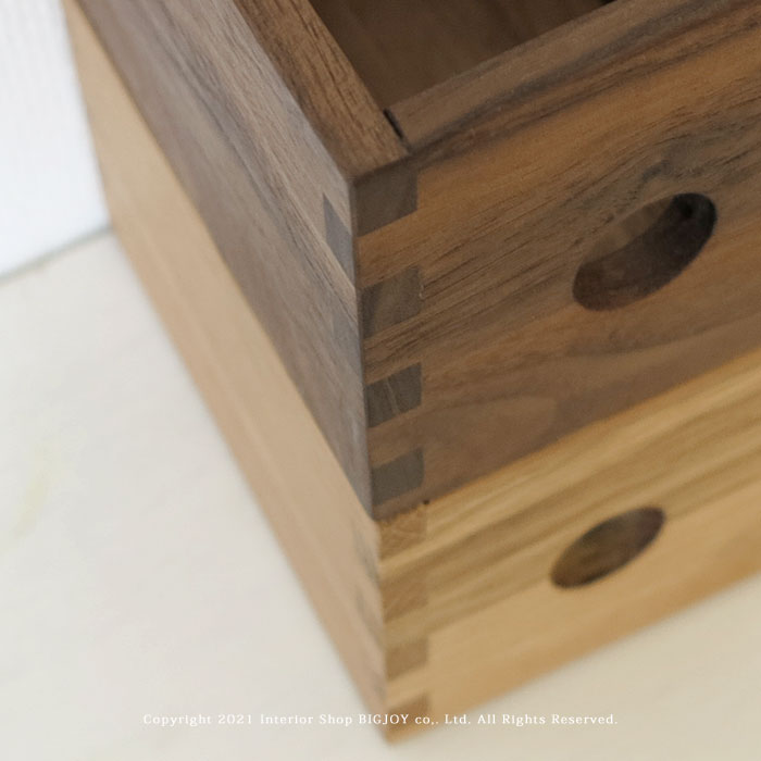 楽天市場】ウッドボックス 木箱 ウォールナット材 ウォールナット無垢