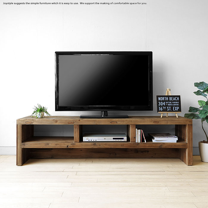 テレビ台 古材を贅沢に使用したレトロな雰囲気がオシャレなビンテージ家具 テレビボード 幅170cm 杉古材 杉無垢材 木製 | JOYSTYLE  interior