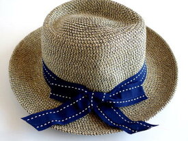 【Physiciane】 中折れ 中折れ帽子 帽子 リボン UVカット 麦わら帽子 レディス 夏 夏用 サマーハット 日よけ ストローハット UV レディース