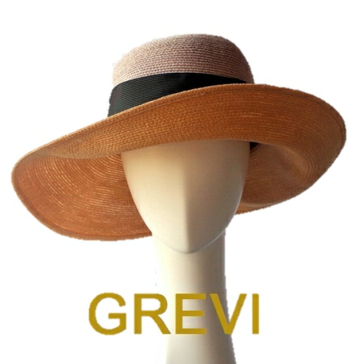 楽天市場】Grevi 麦わら 帽子 グレヴィ ブランド アバカ ストロー 