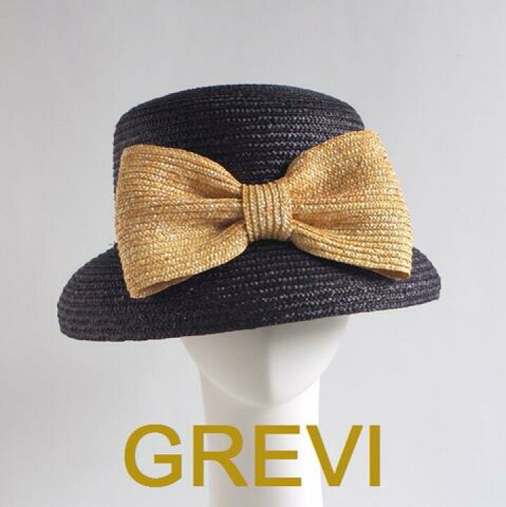 楽天市場】【 Grevi 麦わら帽子 】 グレヴィ ブランド ストローハット 