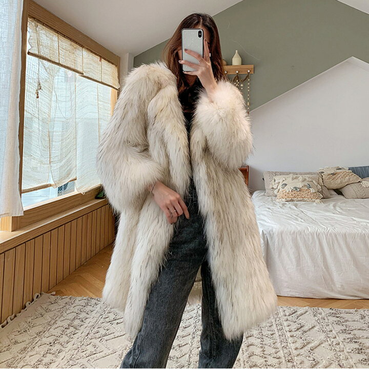 楽天市場】フェイクファー コート レディース ファーコート「S~7XL 