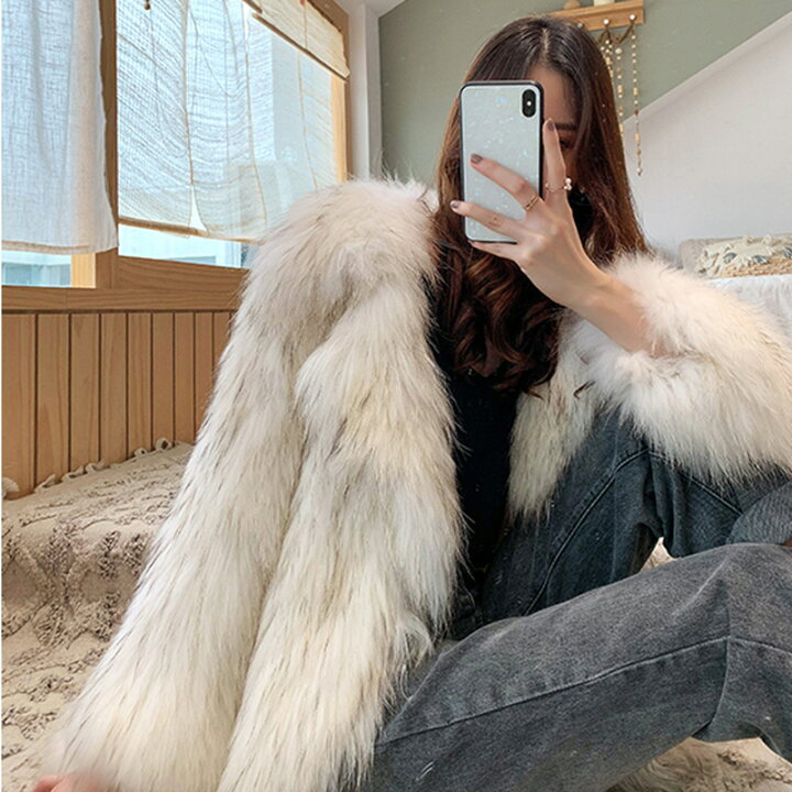 楽天市場】フェイクファー コート レディース ファーコート「S~7XL 