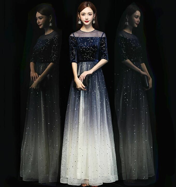 楽天市場】パーティードレス 成人式 「XS~3XL」 ロングドレス 結婚式 