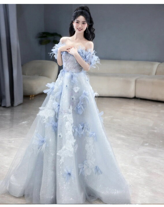 楽天市場】パーティードレス Aラインワンピース ウエディングドレス  