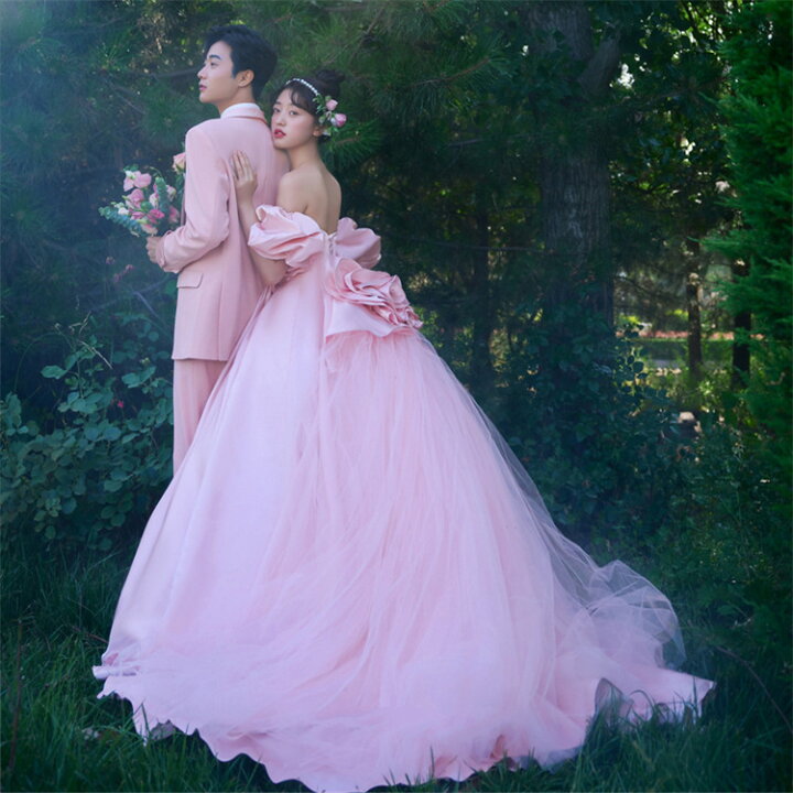 楽天市場】パーティードレス チュール ワンピース オフショルダー 結婚  