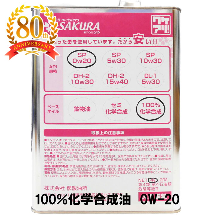 楽天市場 楽天ｶｰﾄﾞ ﾏｲｶｰ割で5倍 訳あり エンジン オイル Sp 0w 100 合成油 4l缶 格安 激安 エンジンオイル 0w ポイントup 領収書ok 企業 法人 フィルター ワイパー ジェイピット