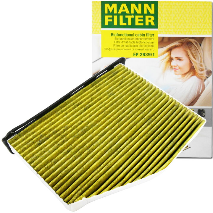 楽天市場 2個で300円off 楽天ｶｰﾄﾞ ﾏｲｶｰ割5倍 Mann エアコンフィルター アウディ A3 S3 Q3 Rsq3 8p1 8pa 8p 8ub 8ub 約12分交換 花粉 高性能 Fp 2939 1 適合表で確認が必要 エアコンクリーナー キャビンフィルター クリーンフィルター 送料無料 ポイント消化 Ss9