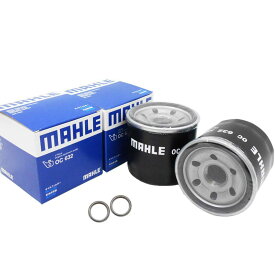 【クーポン有り0のつく日】オイルフィルター 2個＆ ドレンパッキン 2枚セット スバル R1 R2 WRX XV インプレッサ クロストレック サンバー フォレスター プレオ プレオプラス レヴォーグ レガシィ レックス 他 21mm×16mm×2.3mm マーレ OC632-PSB2