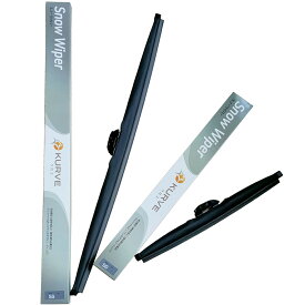 【2点で\250offクーポンあり】【取付仕様違い特価】スノーワイパー 雪用ワイパー フロントセット 650mm 350mm 2本 アクア ウィッシュ ヴォクシー ノア シエンタ オデッセイ グレイス フィット ステップワゴン フリード セレナ プレーリー リバティ リーフ 他 KURVE SG6535