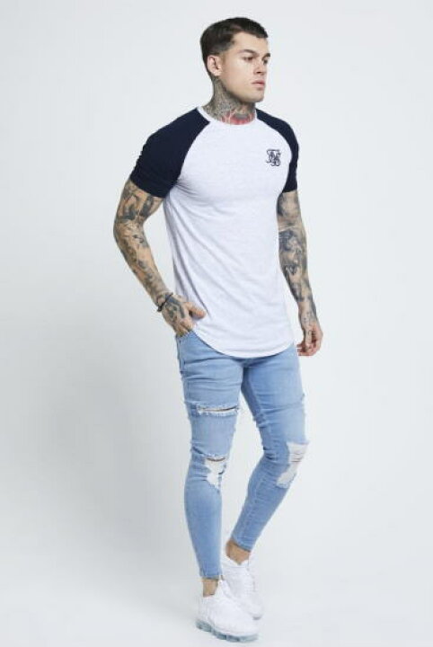 楽天市場】SikSilk シックシルク デニム スキニーデニムスキニーパンツ 