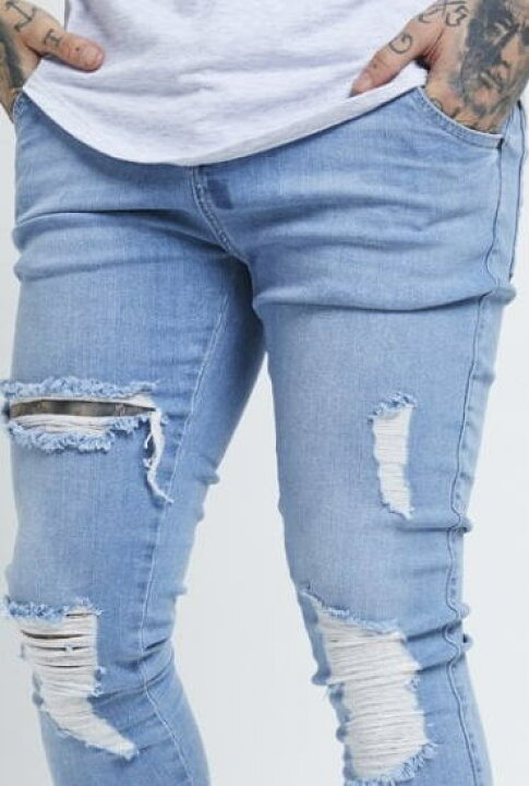 楽天市場】SikSilk シックシルク デニム スキニーデニムスキニーパンツ 