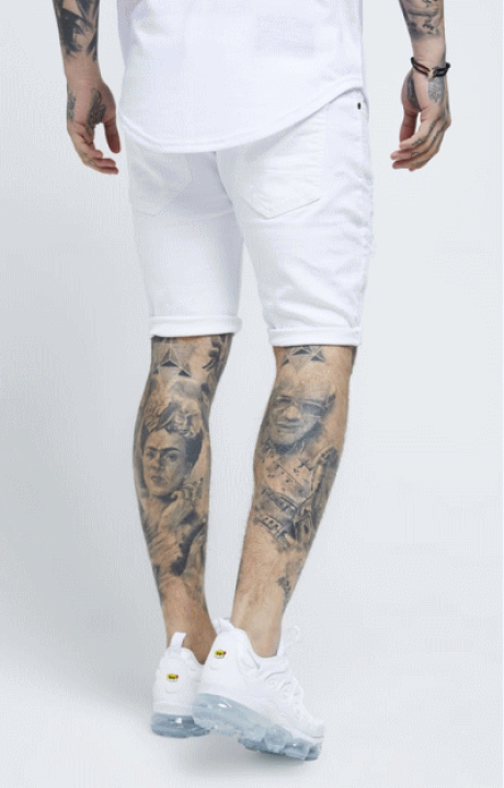 楽天市場 Siksilk シックシルク メンズデニム デニムハーフパンツ白デニム 白パンツ ジーパン メンズパンツ デニムショーツショートパンツ 短パン メンズボトムス メンズファッションダメージ加工 クラッシュ加工 ヴィンテージ加工スキニーショーツ ｊｐｌａｍｐ