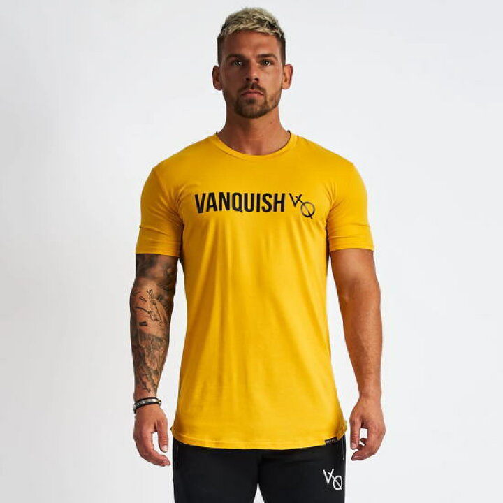 楽天市場 Vanquish Fitness ヴァンキッシュフィットネスtシャツ メンズ 半袖tシャツ 黄色 メンズトップスジムtシャツ ジムウエア スポーツウエア メンズファッション無地tシャツ トレーニングウエア おしゃれtシャツトリンプtシャツ イエロー ｊｐｌａｍｐ
