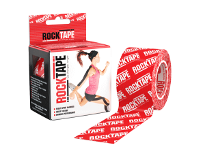 RockTape bNe[v g[jOT|[^[LlVIe[v 5cmX5mKinesiology TapeJ[FRed Logoyzy[2TԑOz